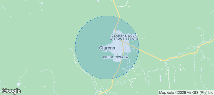 Clarens Airbnb map
